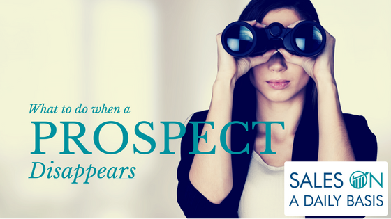 What To Do When A Prospect Vanishes