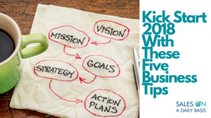 Image Kick Start 2018 With These Five Business Tips